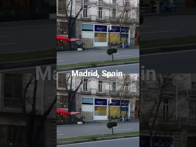 Madrid during the day! #madrid #spain #shorts #spanish #explorepage