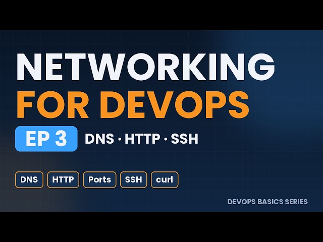 Networking for DevOps: DNS, HTTP, Ports & SSH Explained