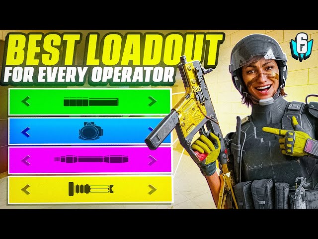 Best Loadout for Every Operator in Rainbow Six Mobile🔥
