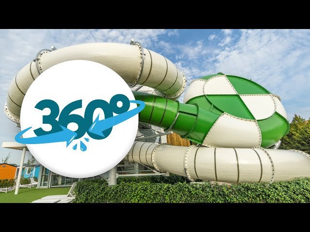 [360° VR] New Slides / Nieuwe Glijbanen Eiland van Maurik in Virtual Reality!