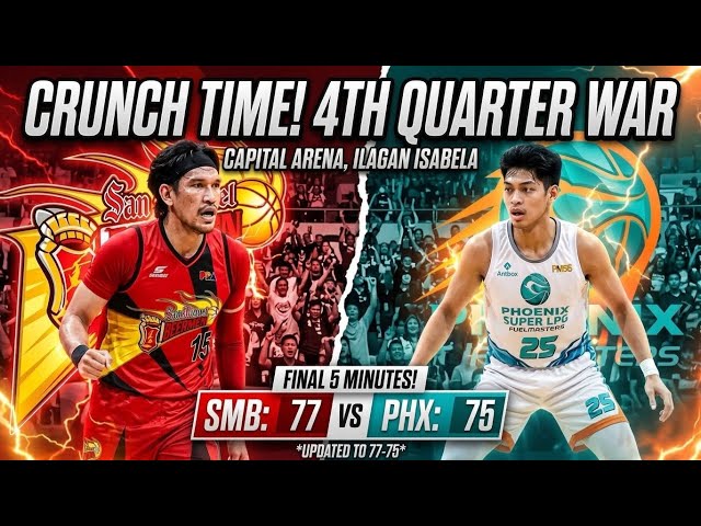 SMB VS PHOENIX: INTENSE 4TH QUARTER WAR! | PBA CAPITAL ARENA ISABELA