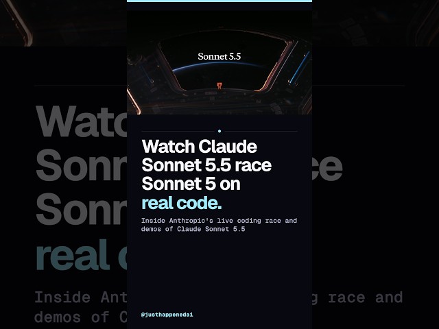 Claude Sonnet 5.5 Live Coding Test: Sonnet 5 vs 5.5