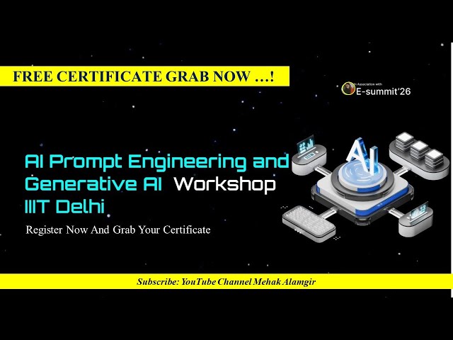 Grab Your FREE Prompt Engineering Certificate Before Time Runs Out!