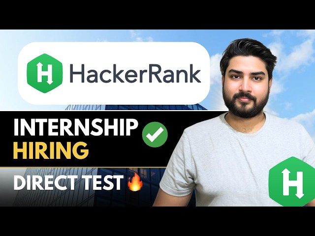 HackerRank Direct Test Opportunity🔥Multiple Hirings