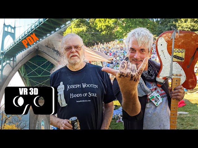 VR 180 3D Uncensored "Portlandia" Musician Fellen Heller Interview Portland Jazz Festival 2021