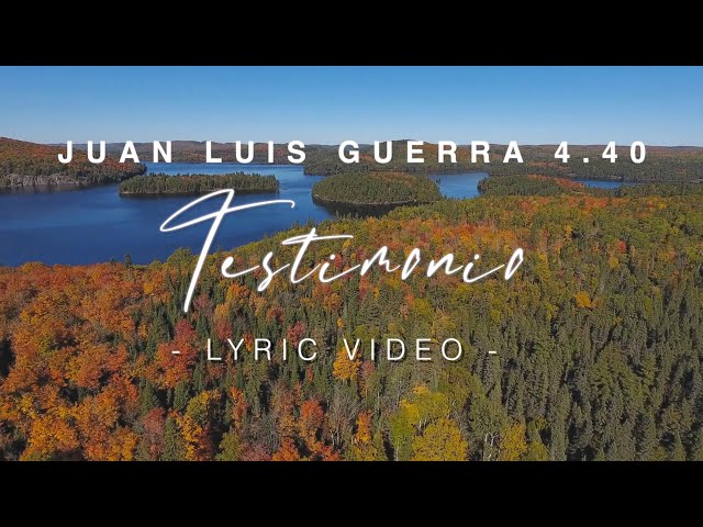 Juan Luis Guerra 4.40 - Testimonio (Lyric Video)