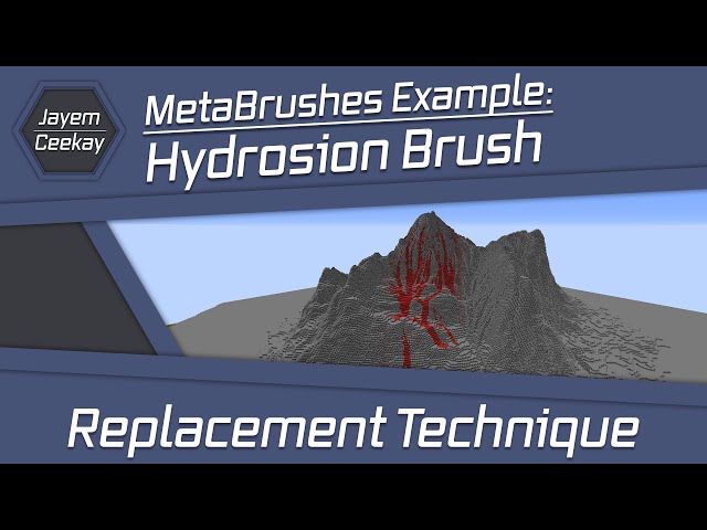 MetaBrushes Example: Hydrosion Brush - Replacement Technique