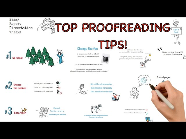 PROOFREADING TIPS for STUDENTS and WRITERS!