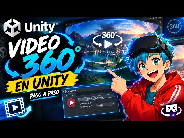 HOW TO MAKE A 360° VIDEO IN UNITY! EASY!