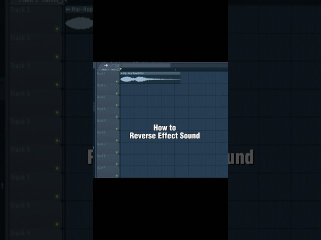 How to Reverse Effect Sound in Fl Studio🔥 #shorts #feedshorts #flstudio