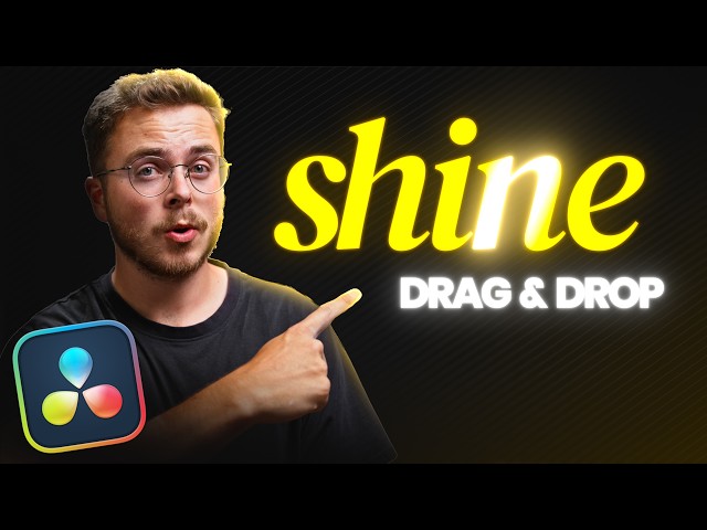 Next-Level Shine Text Effect in DaVinci Resolve (Re-usable)