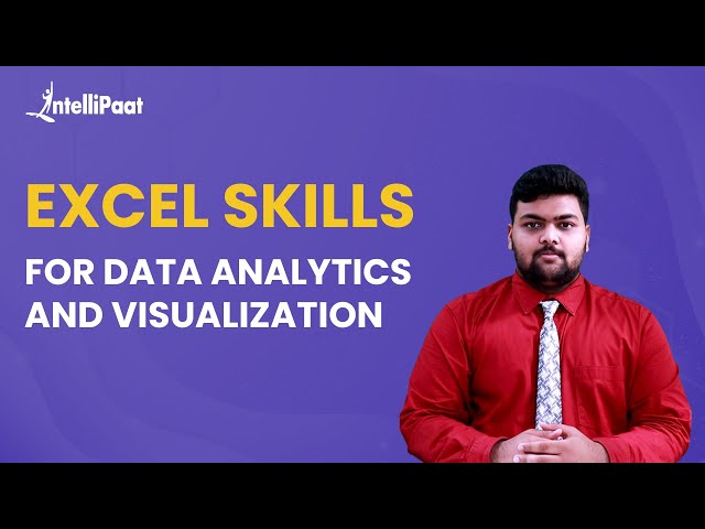 Excel Skills For Data Analytics And Data Visualization | Data Analysis In Excel | Excel Tutorials