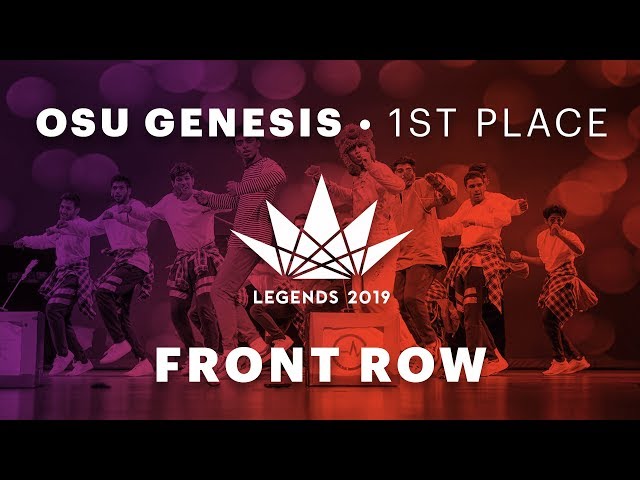 [First Place] OSU Genesis | 2019 LEGENDS Bollywood Dance | [@VIBRVNCY Front Row] HD