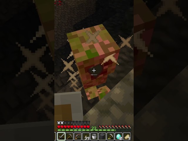 double whammy #minecraft #mining #gaming #diamond #minecraftmemes #creeper