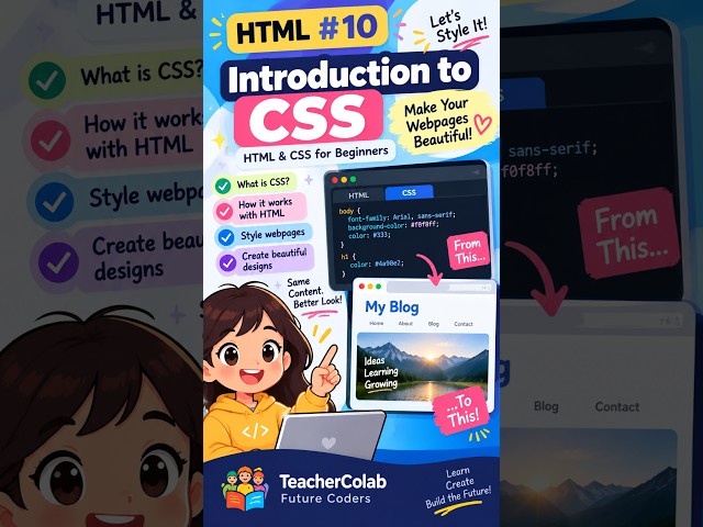 Introduction to CSS | Make Your Webpages Beautiful