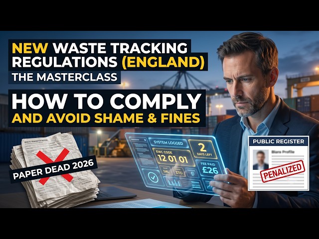 How to Comply with England's New Digital Waste Tracking Regulations 2026 (Masterclass)