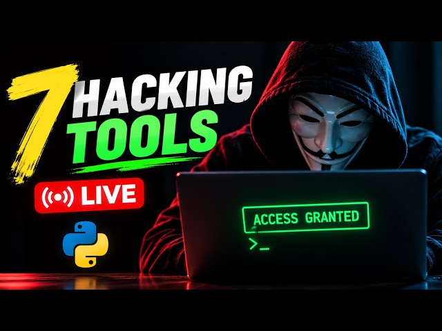 Learn Ethical Hacking by Building Python Projects | Live Sessions | Python hacking tutorial