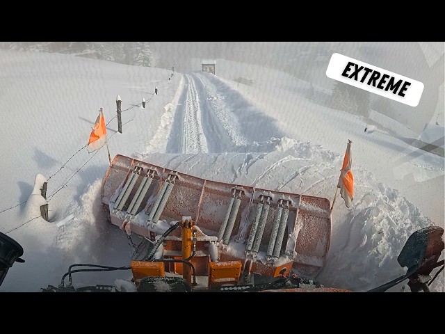 ❄️Extreme snow clearance in the Austrian Alps❄️Deep snow clearance with @AgrarserviceLipperhof #asmr