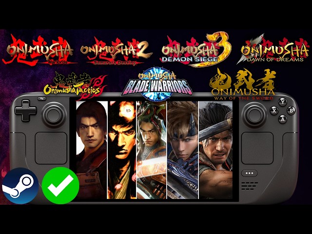 ALL ONIMUSHA Games On Steam Deck: Full Franchise Collection Showcase