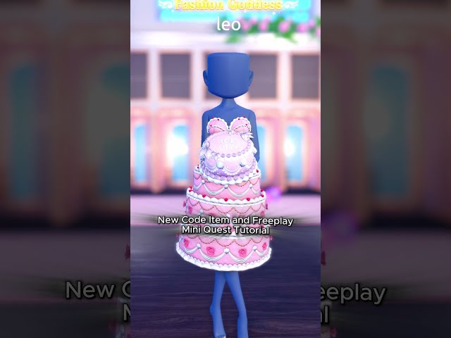 DTI New Code Item and Freeplay Mini Quest Tutorial  #dresstoimpressroblox #robloxdressup #roblox