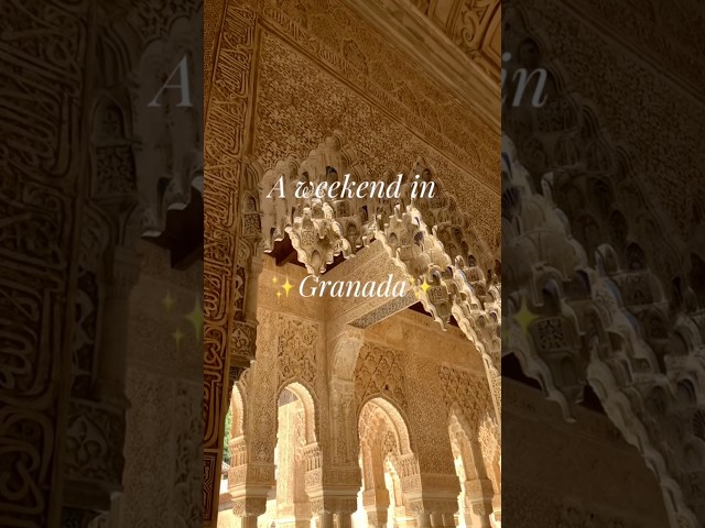 The perfect weekend itinerary for Granada, Spain 🇪🇸 does exist 🫨