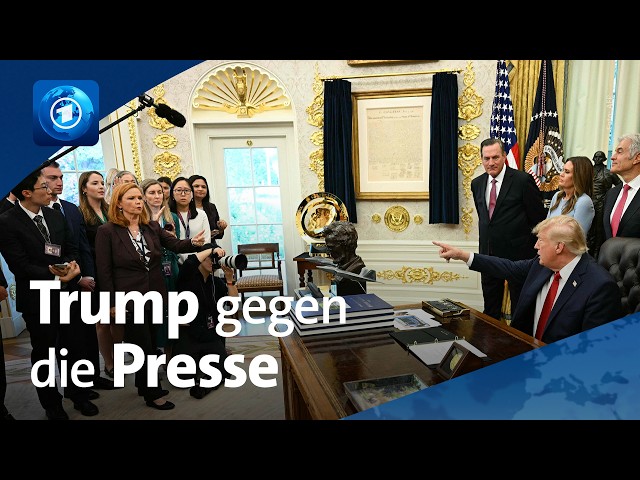Trump wirft Medien raus: Wie frei ist die Presse in den USA? | 🌍 tagesschau24 Top-Thema, 23.9.2026
