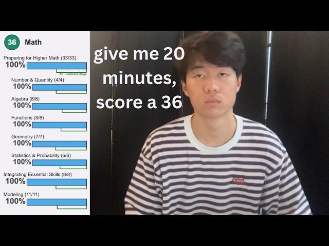 how to get 36 on math in 20 minutes (only click if serious)