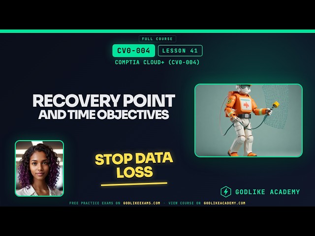 CV0-004 CompTIA Cloud+ · Lesson 41: Master Recovery Point and Time Objectives
