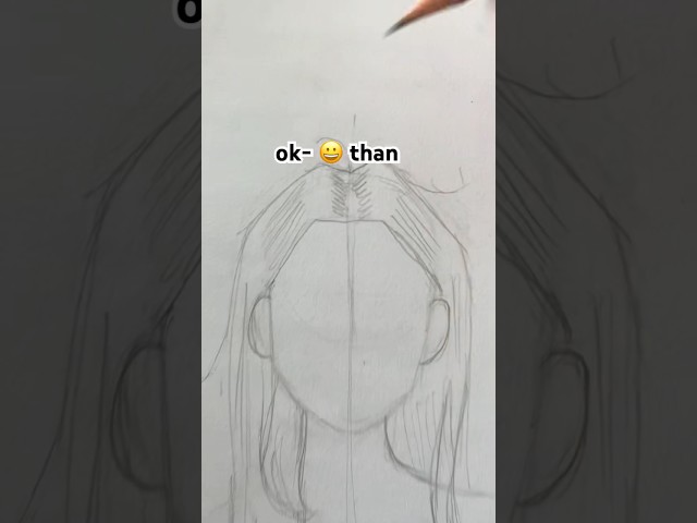 hair tutorial 😋 creds: ​⁠@joslynn_jones #tutorial #funny #art #drawing #hairtutorial #sketching