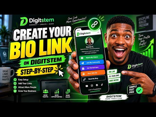 How to Create a Bio Link on Digitstem (Step-by-Step)