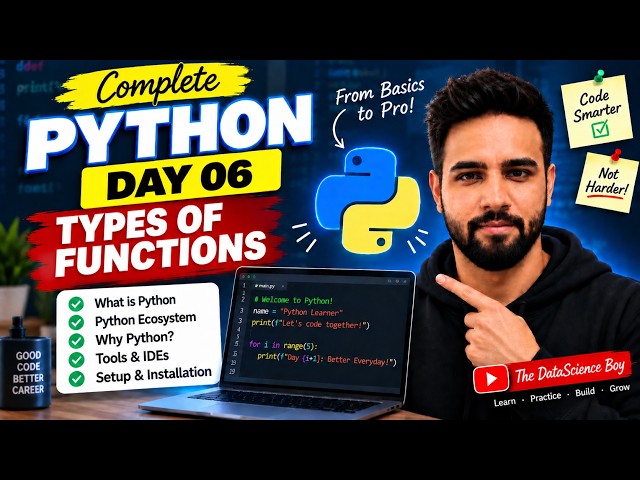 Python for Data Science #06 | Loops, Break & Dictionaries in Python
