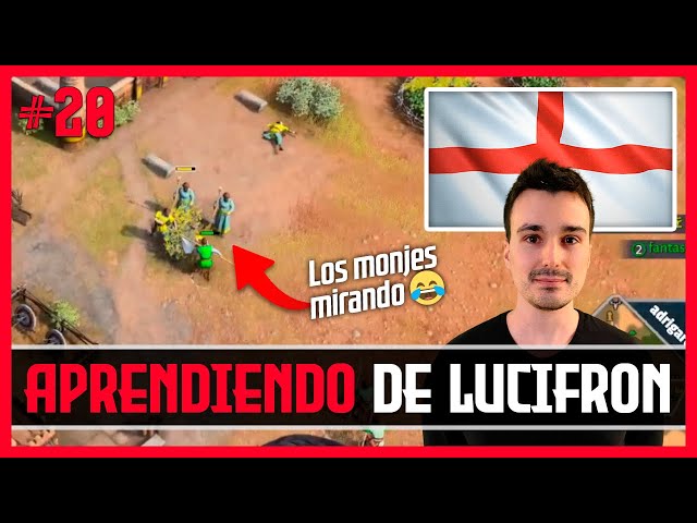 🧑‍🎓 APRENDIENDO de LUCIFRON con INGLESES #20  | Aula AGE OF EMPIRES 4
