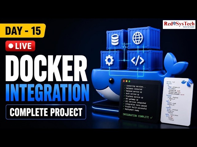 Docker Compose Step-by-Step: Build a Complete Real-World Project | Hands-On Live | Red9SysTech