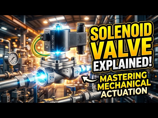 Solenoid Valve Explained | Pneumatic System Basics for Engineers | How it works