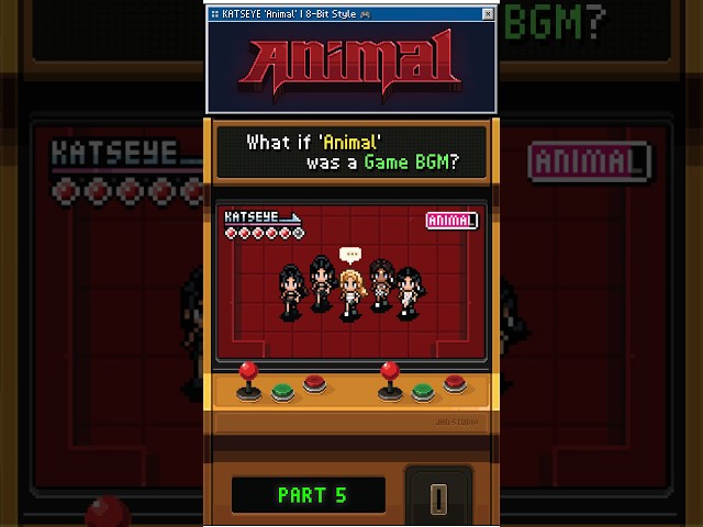 KATSEYE 'Animal' 8-Bit Style 🎮 | Part 5
