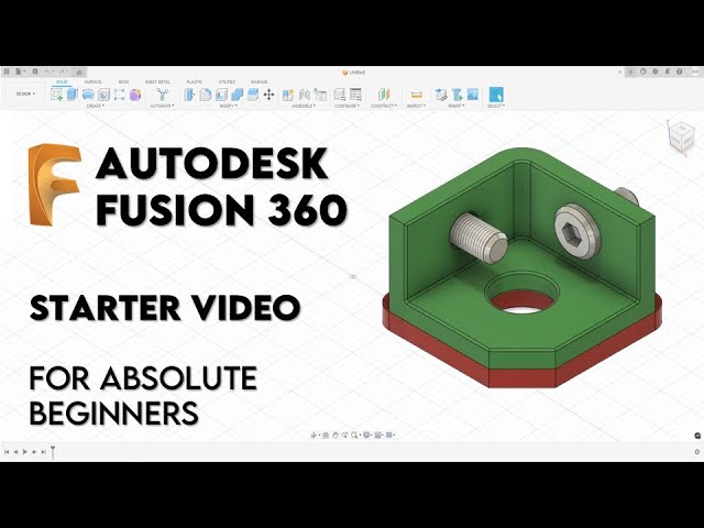 Fusion 360 Year 2026 | Beginners Guide | 30 minute Guide to 3D Design | Step-by-Step