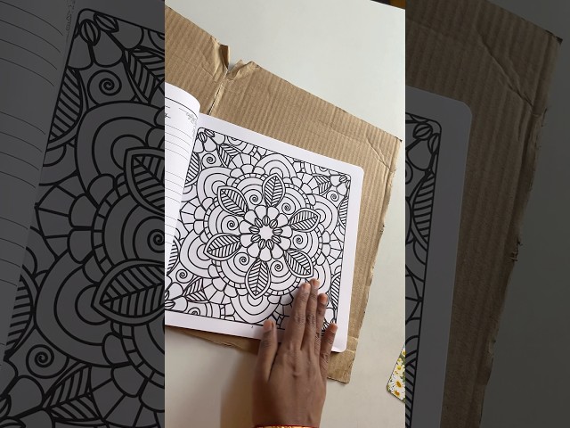 Wow 😲 beautiful mandala drawing book #art #drawing #shorts