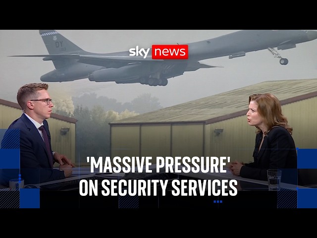 RAF Fairford: 'Massive pressure' on security services, says security expert