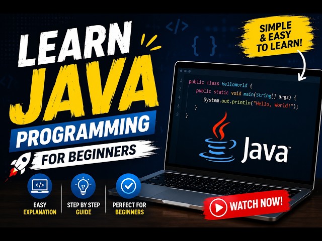 Learn Java Programming | Easy Java Tutorial for Beginners 💻☕