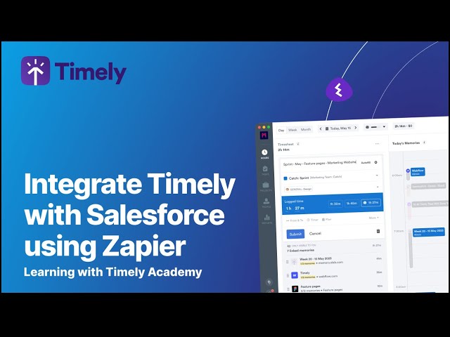 Integrate Timely with Salesforce using Zapier