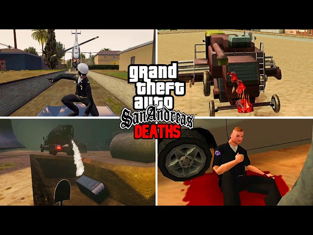10 Most BRUTAL DEATHS In GTA San Andreas