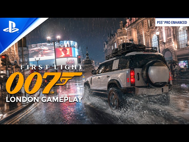 007 First Light London Ambush Gameplay Looks Like a Real James Bond Movie | 007 First Light PS5 PRO
