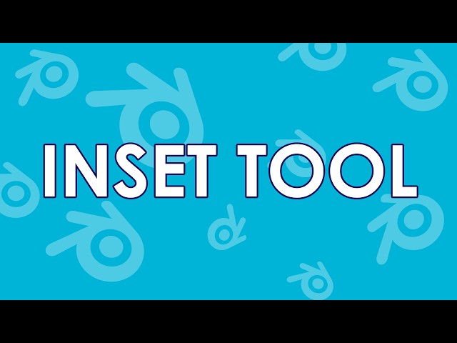 How to Use the Inset Tool in Blender | Blender Basics #8