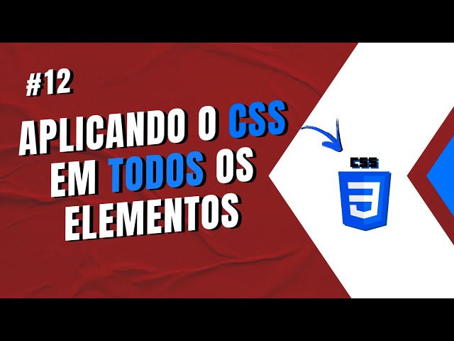 Estilizando nossa página do Facebook. CSS em todos elementos (universal) #FrontendAula12