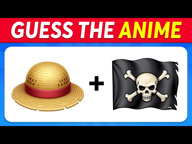 Guess The Anime By Emojis? 🎮🔥 Anime Emoji Quiz