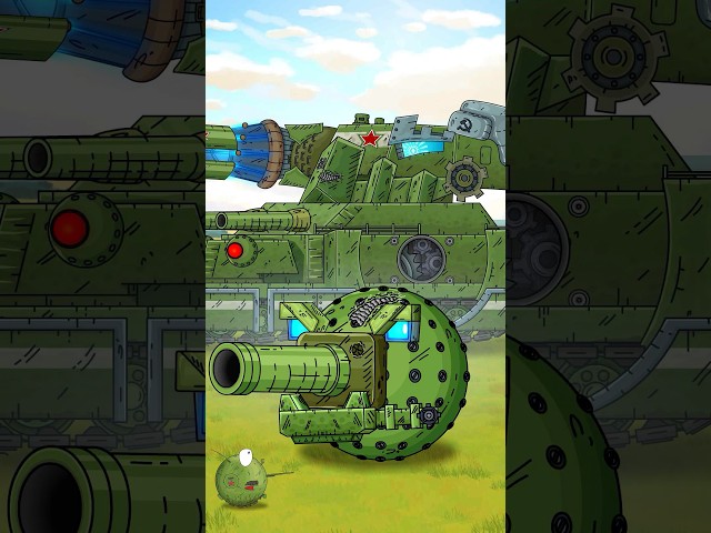 The Giant Ball Tank has separated from the Vostok-1 #gerand #vost #cartoontanks #shorts