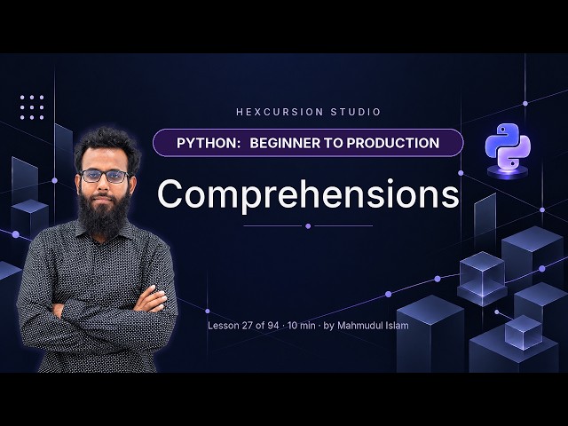Python List Comprehensions Explained Simply | Python 27/94
