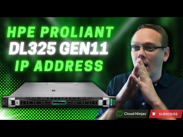 HPE ProLiant DL325 Gen11 Server IP Address Setup | Configuring IP Addresses | Enable DHCP & Static
