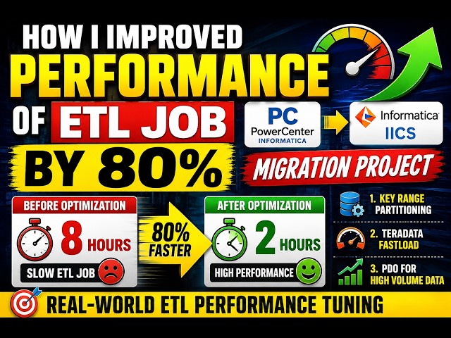IICS informatica Tutorial: How to Improve IICS Job Performance | IICS INTERVIEW QUESTIONS