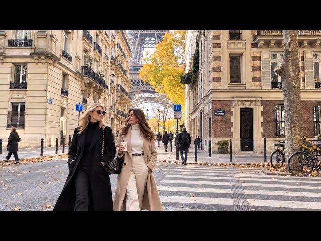 Paris, France 🇫🇷 - Autumn - 4K HDR Walking Tour